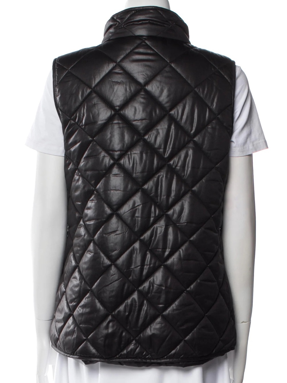 KATE SPADE $208 • size Medium • Black Quilted Vest - Picture 7 of 9